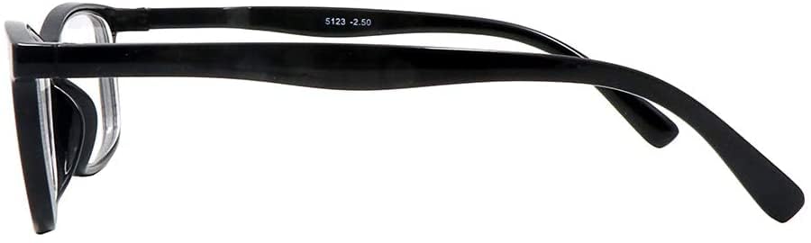 Nearsighted for Distance Myopia Glasses for Men and Women Square 2-Pair for Driving Not Reading Glasses