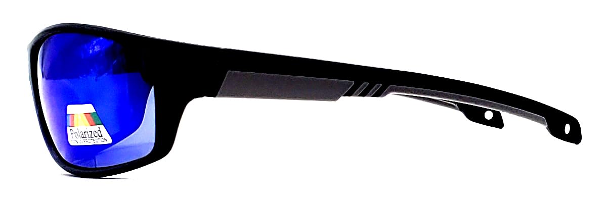 Polarized Bifocal Sunglasses Reading Glasses for Men and Women Sports Wrap Mirror Fishing Driving UV Protection Blue