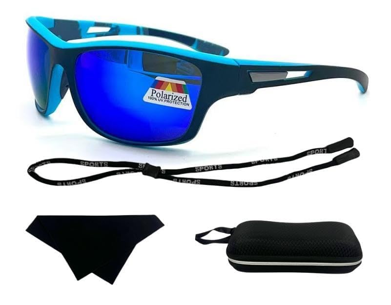 Polarized & Bifocal Sunglasses for Women Men w/Retainer Sports Wrap UV400 Protection Fishing Cycling Driving Mirror Lenses Sun Readers