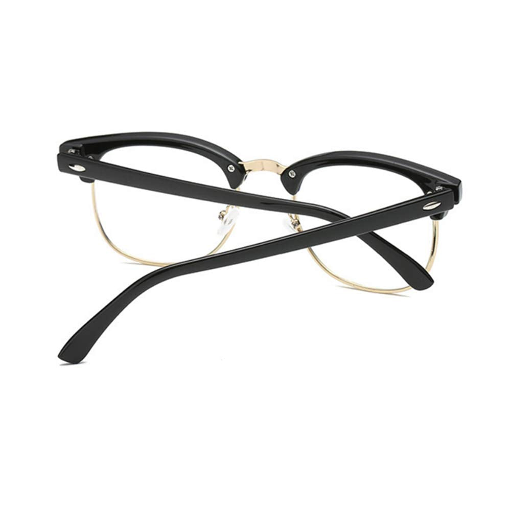 Nearsighted Distance Glasses for Men and Women Driving Shortsighted Metal Classic Myopia 2-Pack