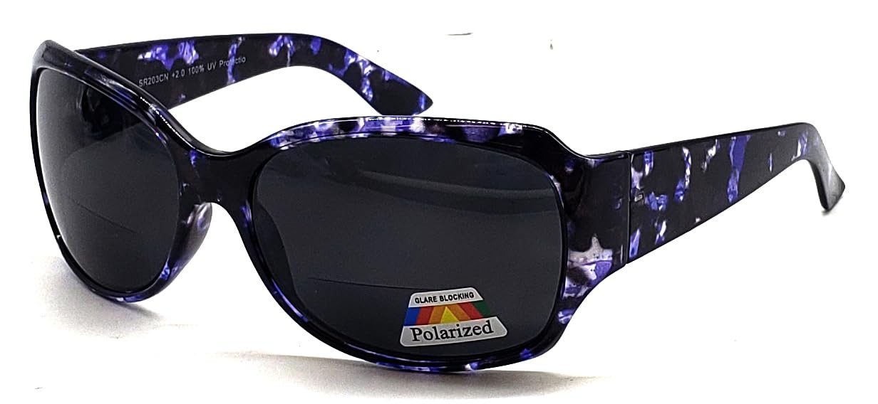 Polarized & Bifocal Sunglasses Reading Glasses for Women Oversized Full Frame Outdoor UV100 XL Big Frame