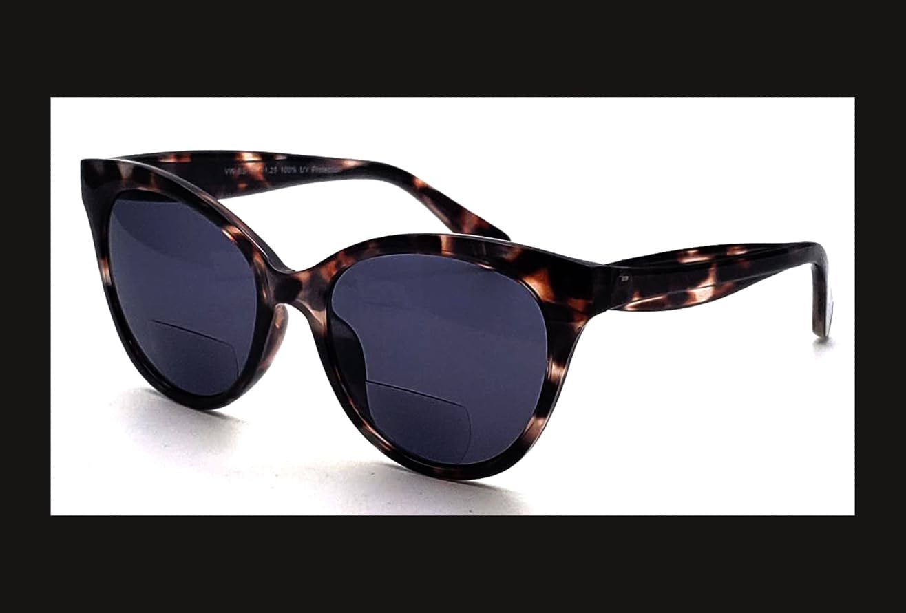 Polarized & Bifocal Reading Glasses Reader Sunglasses for Women UV Protection Cateyes Vintage Sun Reader 1.5 1.75 2.0 2.5 3.0