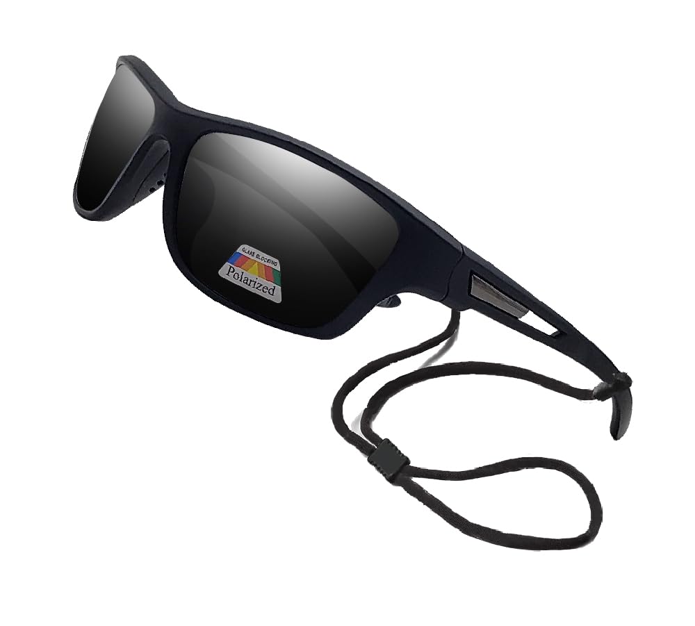 Polarized & Bifocal Sunglasses for Women Men w/Retainer Sports Wrap UV400 Protection Fishing Cycling Driving Mirror Lenses Sun Readers