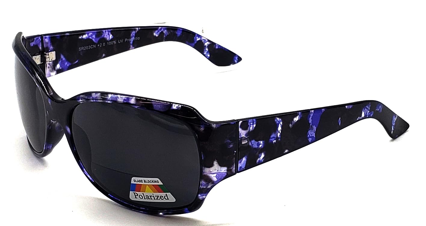 Polarized & Bifocal Sunglasses Reading Glasses for Women Oversized Full Frame Outdoor UV100 XL Big Frame