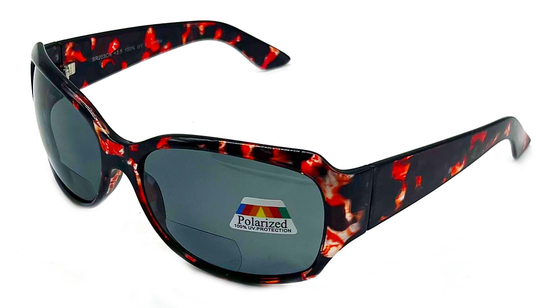 Polarized & Bifocal Sunglasses Reading Glasses for Women Oversized Full Frame Outdoor UV100 XL Big Frame