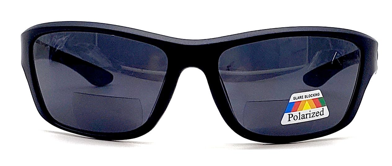 Polarized & Bifocal Sunglasses for Women Men w/Retainer Sports Wrap UV400 Protection Fishing Cycling Driving Mirror Lenses Sun Readers