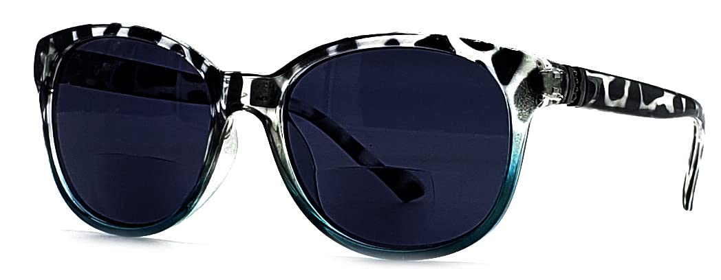 Bifocal Sunglasses Reading Glasses for Women Fashion Designer Cat eyes (2 Pack) Vintage Sun Readers Outdoor