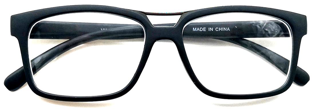 Nearsighted Glasses for Distance Driving Myopia Glasses for Men and Women (2Pairs) Rectangular Square Shape
