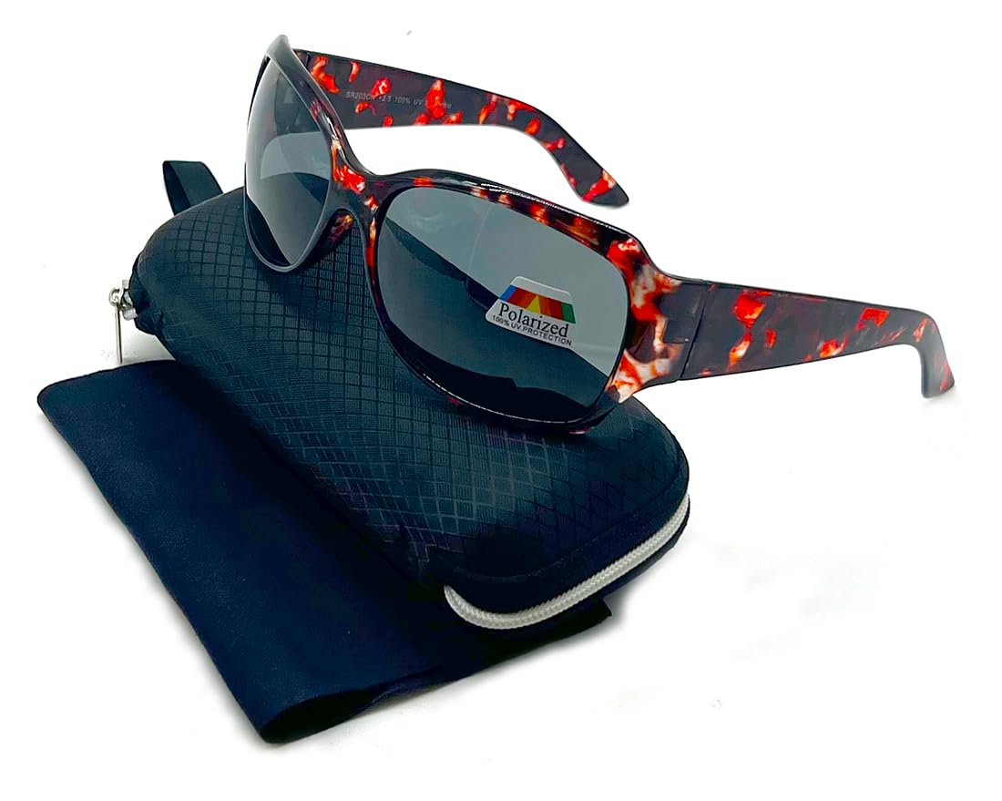 Polarized & Bifocal Sunglasses Reading Glasses for Women Oversized Full Frame Outdoor UV100 XL Big Frame