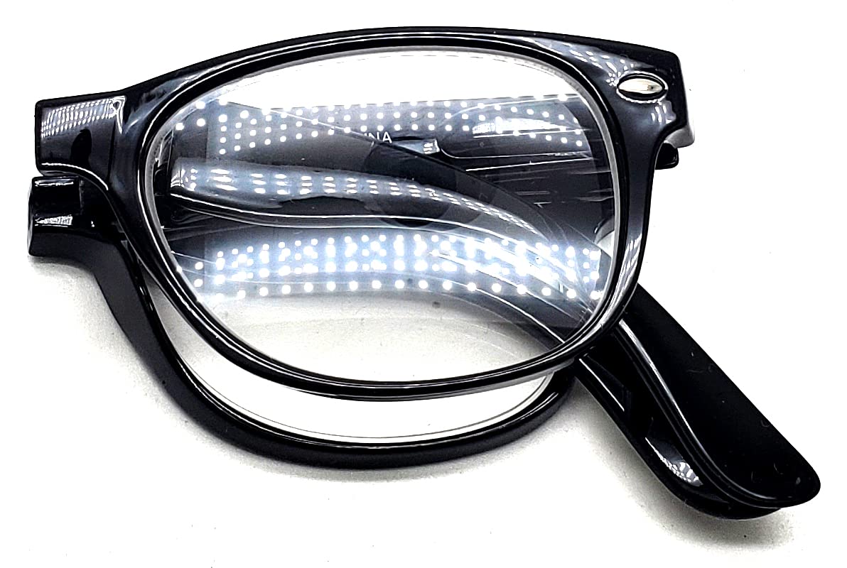 Folding Nearsighted Myopia Distance Driving Glasses for Men and Women Pocket Traveling + Mini Case 1.00 1.50 2.00 2.50 3.00 4.00