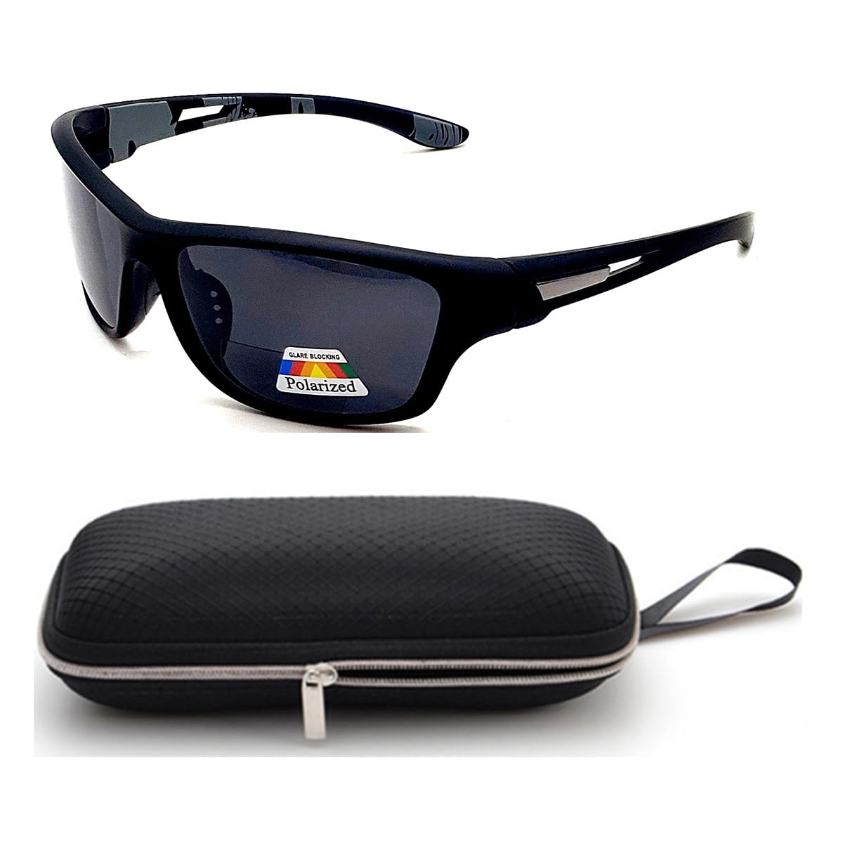 Polarized & Bifocal Sunglasses for Women Men w/Retainer Sports Wrap UV400 Protection Fishing Cycling Driving Mirror Lenses Sun Readers