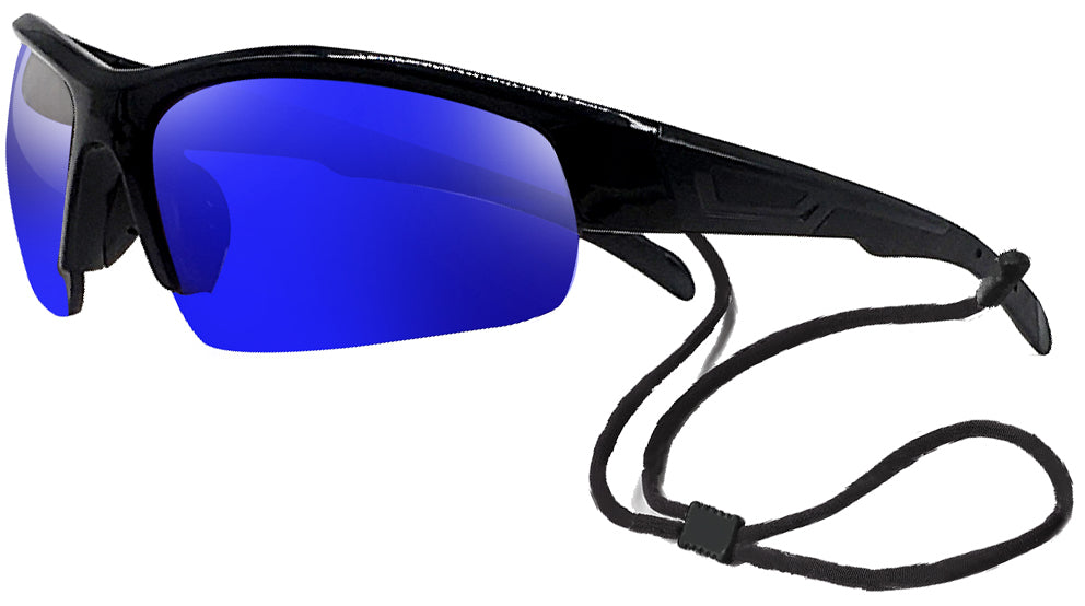 2-Pair Bifocal Sunglasses for Men Women Reading Glasses Sun Reader Blue Mirror Sports Wrap UV400 Fishing Cycling