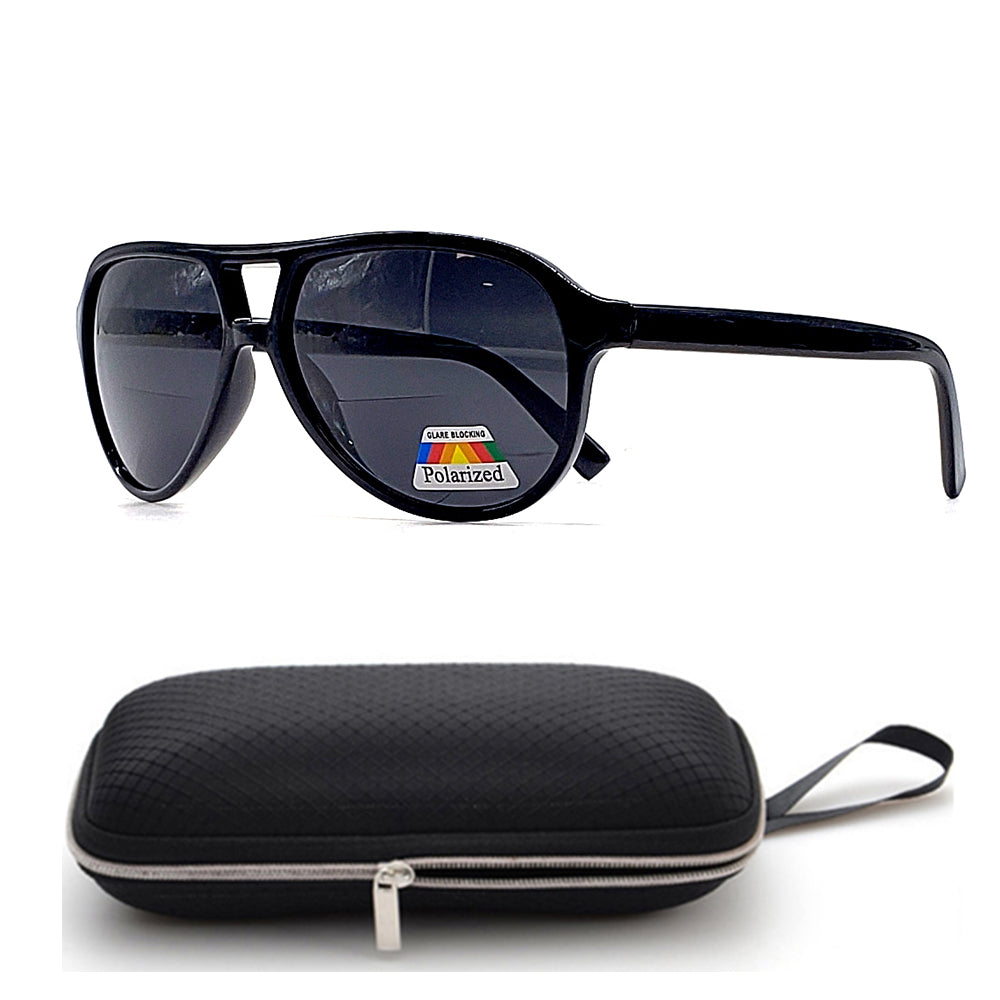 Polarized & Bifocal Reading Glasses Blue Light Blocking Readers for Men Women Lightweight Aviator Retro Sun Readers