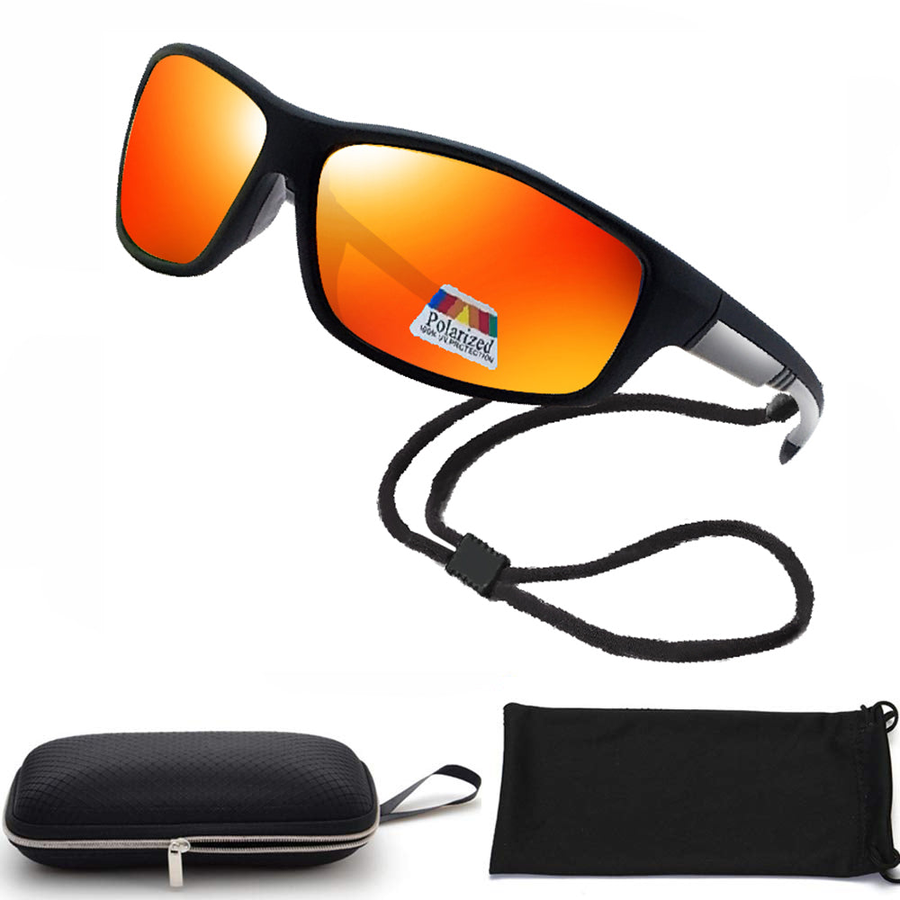 Polarized Bifocal Sunglasses Reading Glasses for Men and Women Sports Wrap Mirror Fishing Driving UV Protection Blue