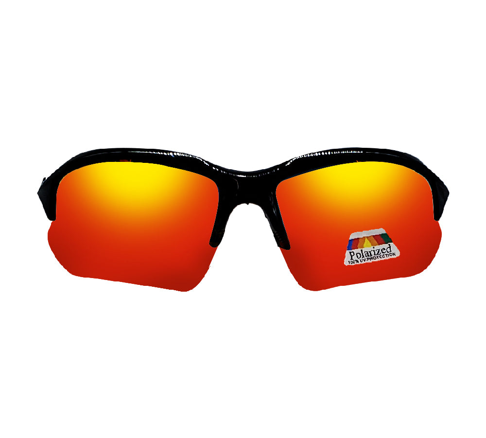 Polarized & Bifocal Sunglasses Reading Glasses for Men and Women Sports Wrap Mirror Fishing Baseball Cycling Red Blue Lenses