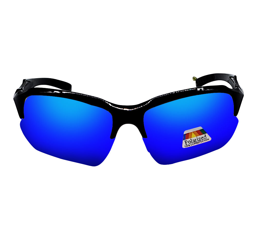 Polarized & Bifocal Sunglasses Reading Glasses for Men and Women Sports Wrap Mirror Fishing Baseball Cycling Red Blue Lenses