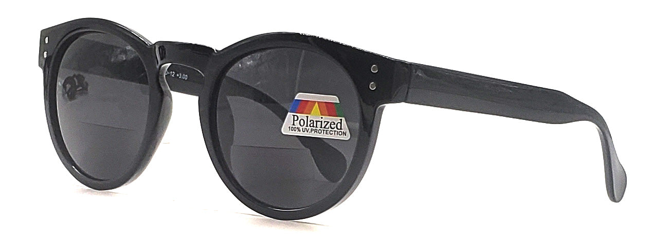 Polarized & Bifocal Sunglasses Reading Glasses for Men Women Round Oval Circle Black Vintage Classic Readers UV100 Block