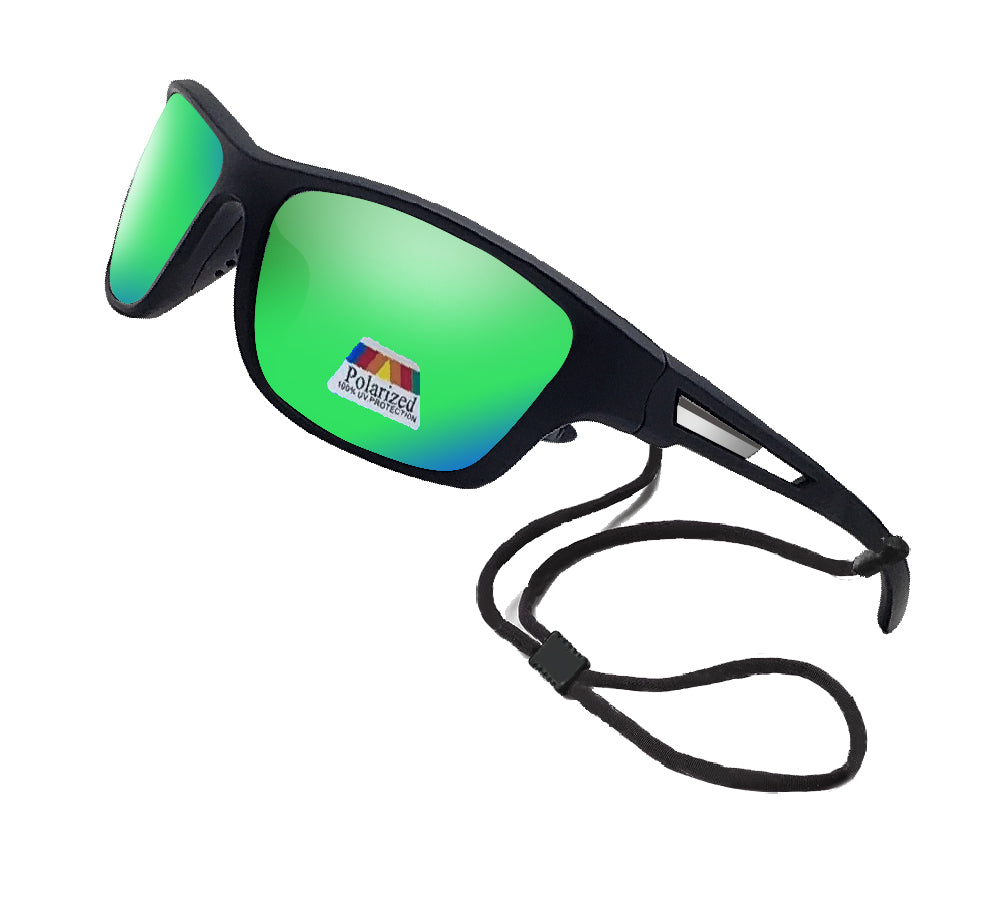 Polarized & Bifocal Sunglasses for Women Men w/Retainer Sports Wrap UV400 Protection Fishing Cycling Driving Mirror Lenses Sun Readers