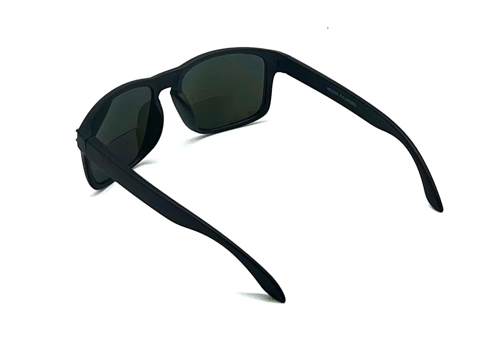Polarized & Bifocal Reader Sunglasses for Men and Women Wrap Sports Sun Reading Glasses UV Protection Red Lenses