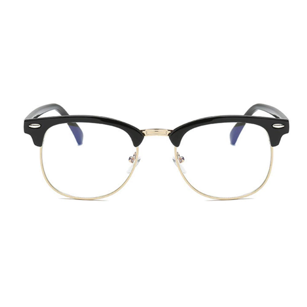 Nearsighted Distance Glasses for Men and Women Driving Shortsighted Metal Classic Myopia 2-Pack