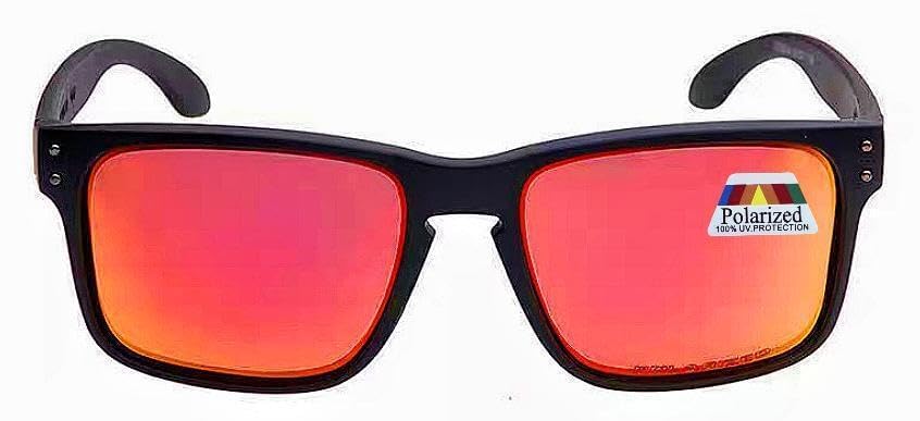 Polarized & Bifocal Reader Sunglasses for Men and Women Wrap Sports Sun Reading Glasses UV Protection Red Lenses