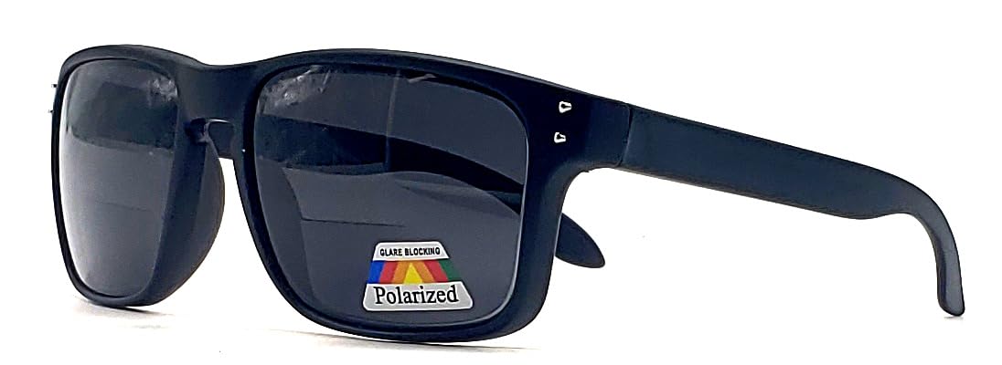 Polarized & Bifocal Reader Sunglasses for Men and Women Wrap Sports Sun Reading Glasses UV Protection Red Lenses