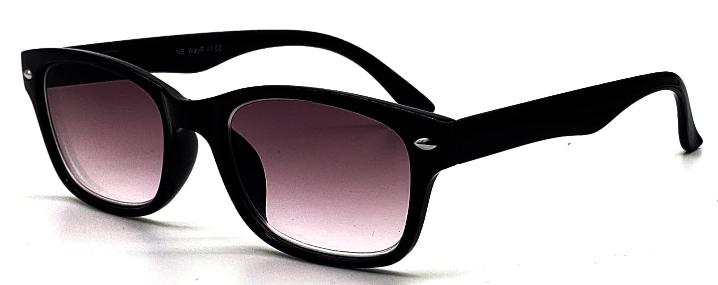 Nearsighted Distance Driving Glasses Eyeglasses for Men and Women Myopia Shortsighted 3-Pack