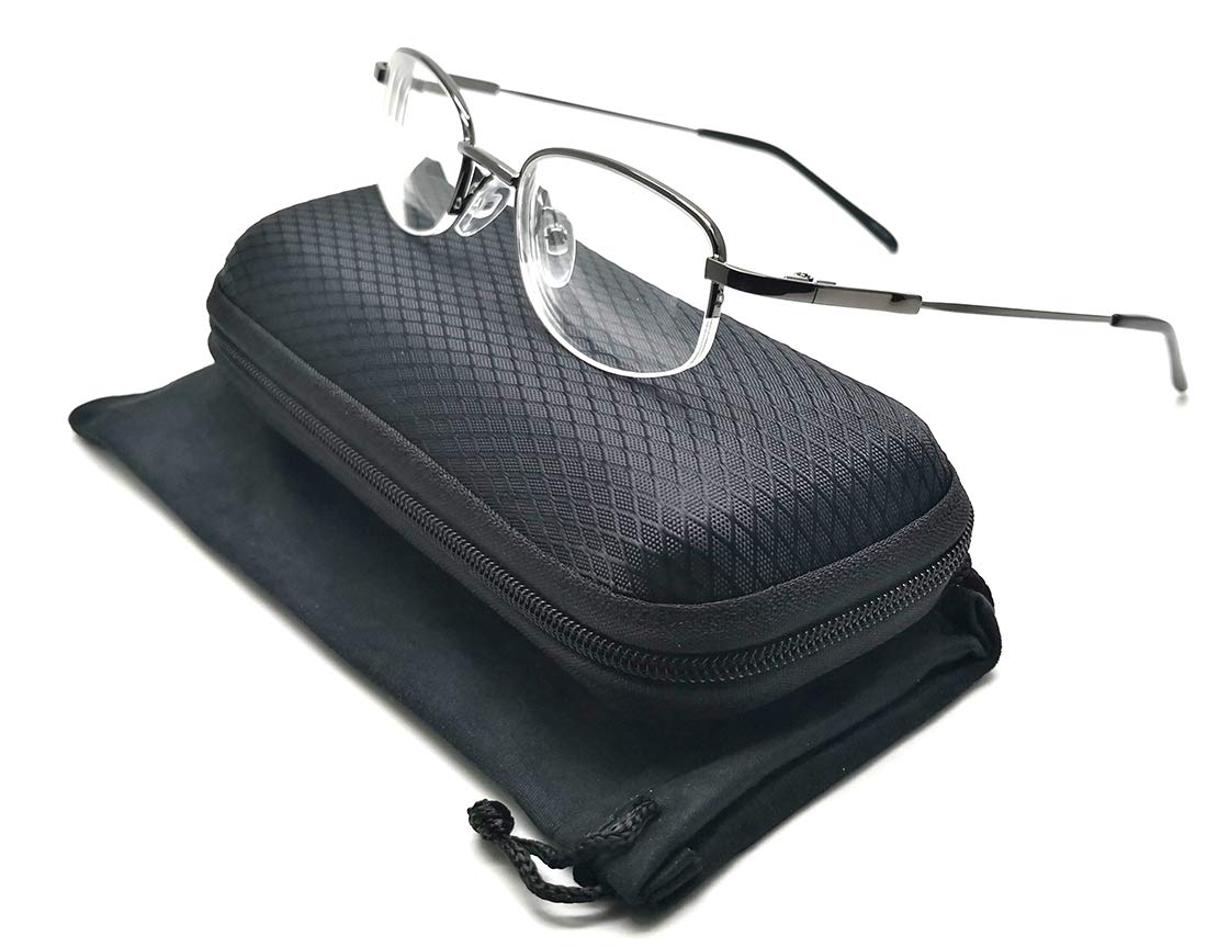 Nearsighted Myopia Distance Glasses for Men and Women Unisex, 3-Pack Eyeglasses Metal Frame