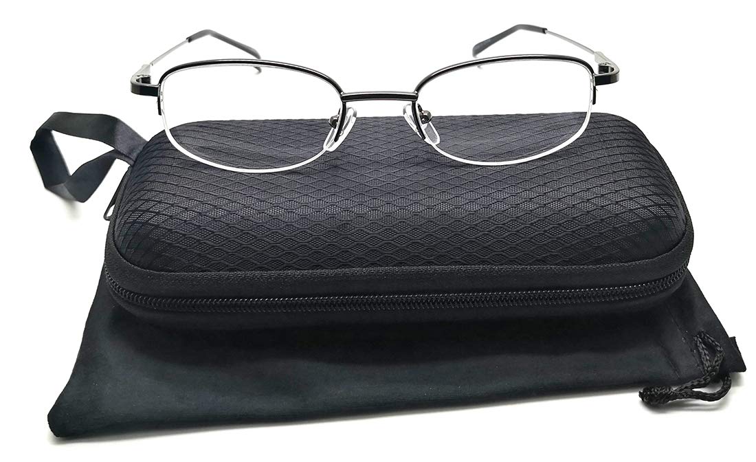 Nearsighted Myopia Distance Glasses for Men and Women Unisex, 3-Pack Eyeglasses Metal Frame