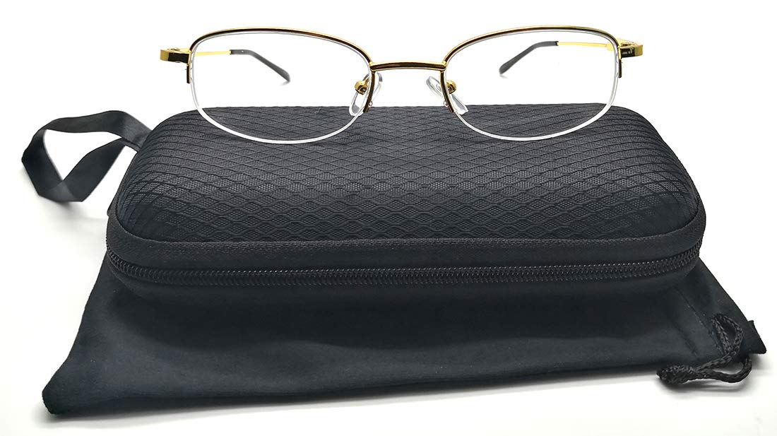 Nearsighted Myopia Distance Glasses for Men and Women Unisex, 3-Pack Eyeglasses Metal Frame