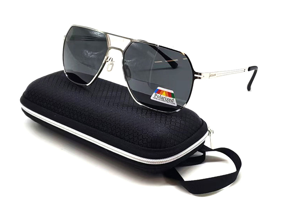 Polarized Bifocal Sunglasses for Men Women Aviator Metal Wire Eyeglasses Glasses UV100 Outdoor Driving