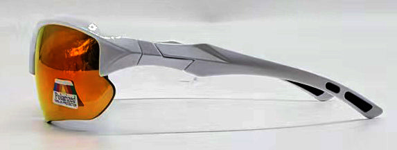 Polarized Bifocal Sunglasses for Men Women Sports Wrap UV100 White Frame